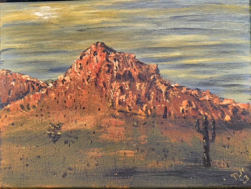 Moonrise on the Saddle